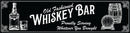 Old Fashioned Whiskey Bar Metal Sign