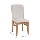 Olejo Side Chairs Set of 2, Natural