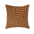 Olive and dark green geometric jacquard throw pillowcase living room