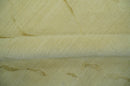 Olive and Gold Modern Abstract Design Hand loom 6x9 wool and Art silk Area Rug