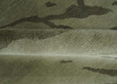 Olive and Green Modern Abstract Hand knotted 5x7 wool and Art silk Area Rug