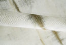 Olive and ivory 6x9 Modern Abstract Hand Woven Art Silk Rug