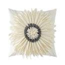 Olive green handmade flower cushion cover living room decor