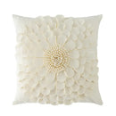 Olive green handmade flower cushion cover living room decor