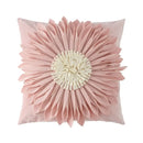 Olive green handmade flower cushion cover living room decor