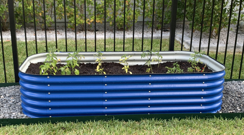 17'' Tall Olle Gardens 12-in-1 Raised Bed, in Cobalt Blue