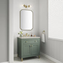James Martin Chicago 30" Single Bathroom Vanity, Smokey Celadon
