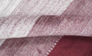Ombre Purple and Ivory 5x7 Striped Wool and Bamboo Silk Hand Knotted Rug