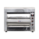 Omcan Premium Commercial Stainless Steel Conveyor Restaurant Countertop Pizza Baking Oven, 3600W (SAK48164)