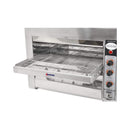 Omcan Premium Commercial Stainless Steel Conveyor Restaurant Countertop Pizza Baking Oven, 3600W (SAK48164)