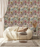 Fashionable Vintage Floral Wallpaper Tasteful