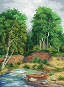 On The River Bank SM-132  Counted Cross Stitch Kit