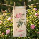 You Make Me Thorny Dish Cloth Towel | Cotten Linen Novelty Tea Towel | Cute Kitchen Hand Towel | 18" x 28"