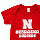 Nebraska N Onesie | Red | Multiple Sizes | Lou's Sporting Goods | 25N5IC
