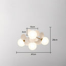 Opal Chandelier 4 Heads- Open Box