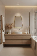Brass Frame Mirror - Gold Handcrafted Brass Mirror