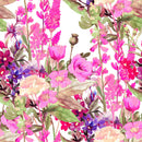 Fashionable Pink Floral Wallpaper Smart