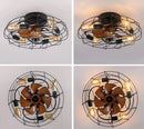 Oran Flushed Ceiling Light & Fan