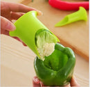 Orange 2pcs vegetable cutter corer seed remover kitchen gadget