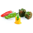 Orange 2pcs vegetable cutter corer seed remover kitchen gadget