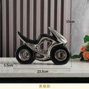 Orange & gold ceramic motorcycle light decoration living room