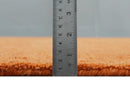 Orange Rust Solid Woolen Hand Tufted 8x10 contemporary area Rug