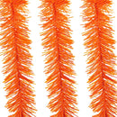 Matte Orange Tinsel Garland