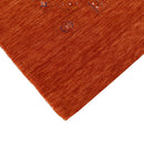 Orange Tribal Center Medallion Hand Loomed Wool Area Rug