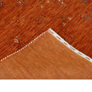 Orange Tribal Center Medallion Hand Loomed Wool Area Rug