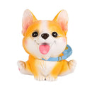 Orange & white corgi dog figurine miniatures – bedroom decor