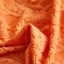 Orange & white jacquard velvet sofa seat covers living room protector