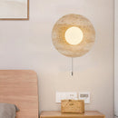 Orbal Travertine Wall Lamp