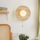 Orbal Travertine Wall Lamp