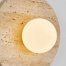 Orbal Travertine Wall Lamp