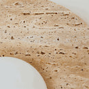 Orbal Travertine Wall Lamp
