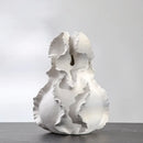 DecorBites™ Ceramic Wavy Flower Vase - Home Decoration and Storage Organization