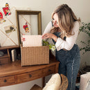 Woven Hanging File Basket