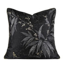 Oriental gold floral jacquard pillow cover living room art case