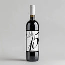 Original Script Table Number Wine Label