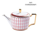 DecorBites™ Bone China Tea Pot: Elegant European Porcelain Coffee Pot for Tea Lovers.