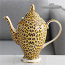 DecorBites™ Bone China Tea Pot: Elegant European Porcelain Coffee Pot for Tea Lovers.
