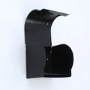 Ornate black carved aluminum toilet paper holder bathroom rack