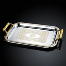 Ornate gold and silver animal head ceramic shot glasses dining room