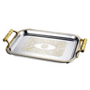 Ornate gold and silver animal head ceramic shot glasses dining room