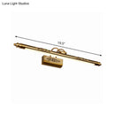 Ornate gold brass wall vanity light warm white bedroom sconce