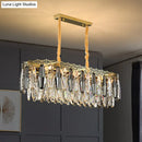 DecorBites™ Minimalist Crystal Leaf Pendant Light - Elegant Chandelier for Bedroom