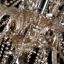 Ornate gold & silver decorbites crystal led chandelier living room light