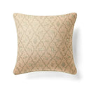 Ornate horse cream linen cushion cover living room pillow