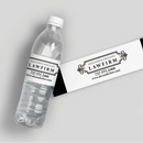 Ornate Law Firm Water Bottle Labels