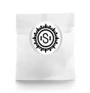 Ornate Monogram Wedding Favor Labels